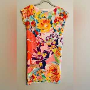 Antonio Melani Women’s Floral Short Sleeves Mini Dress . Size 0. SKU 347